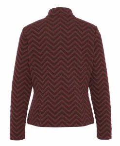 Dames jas bordeaux