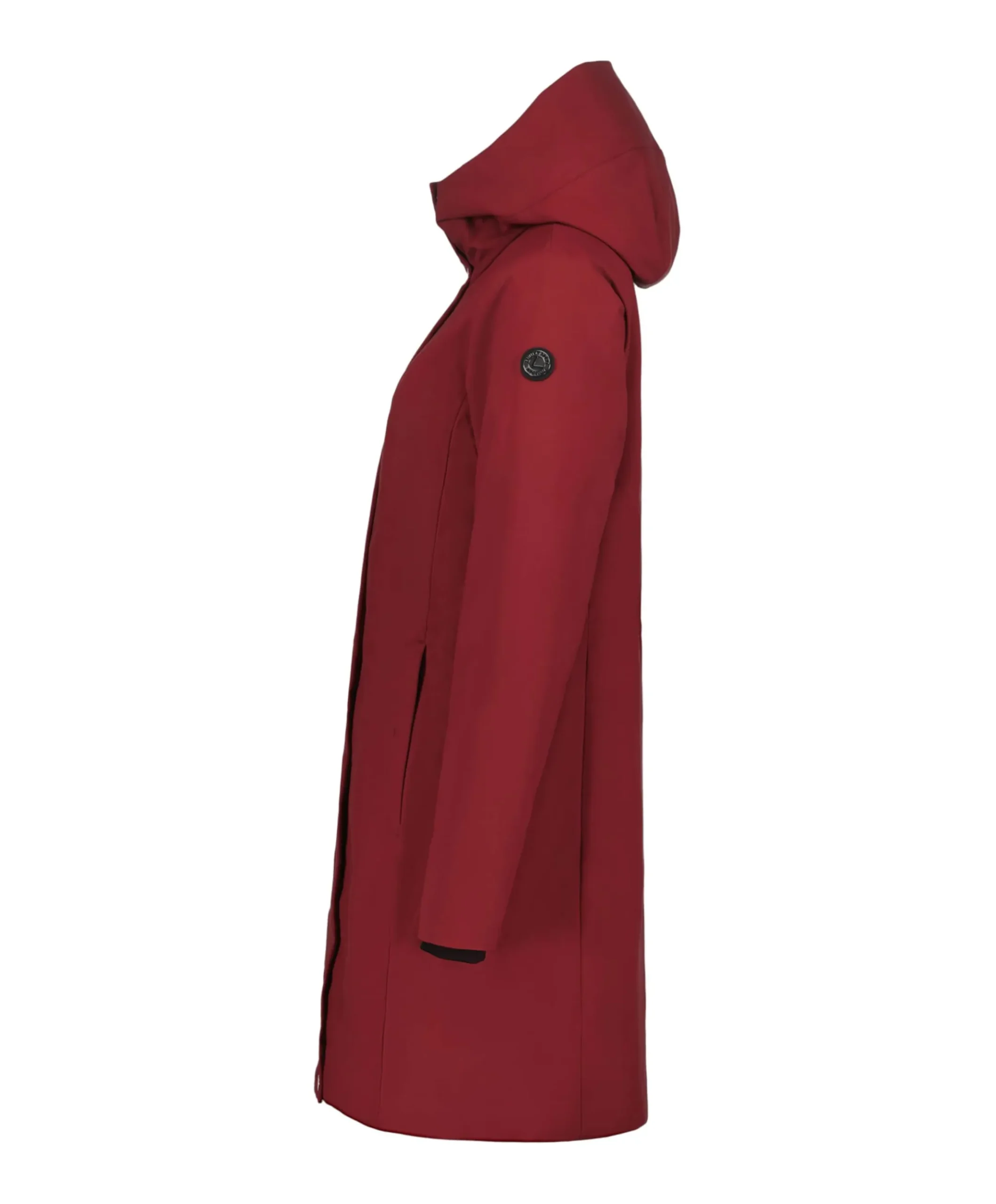 Dames jas bordeaux