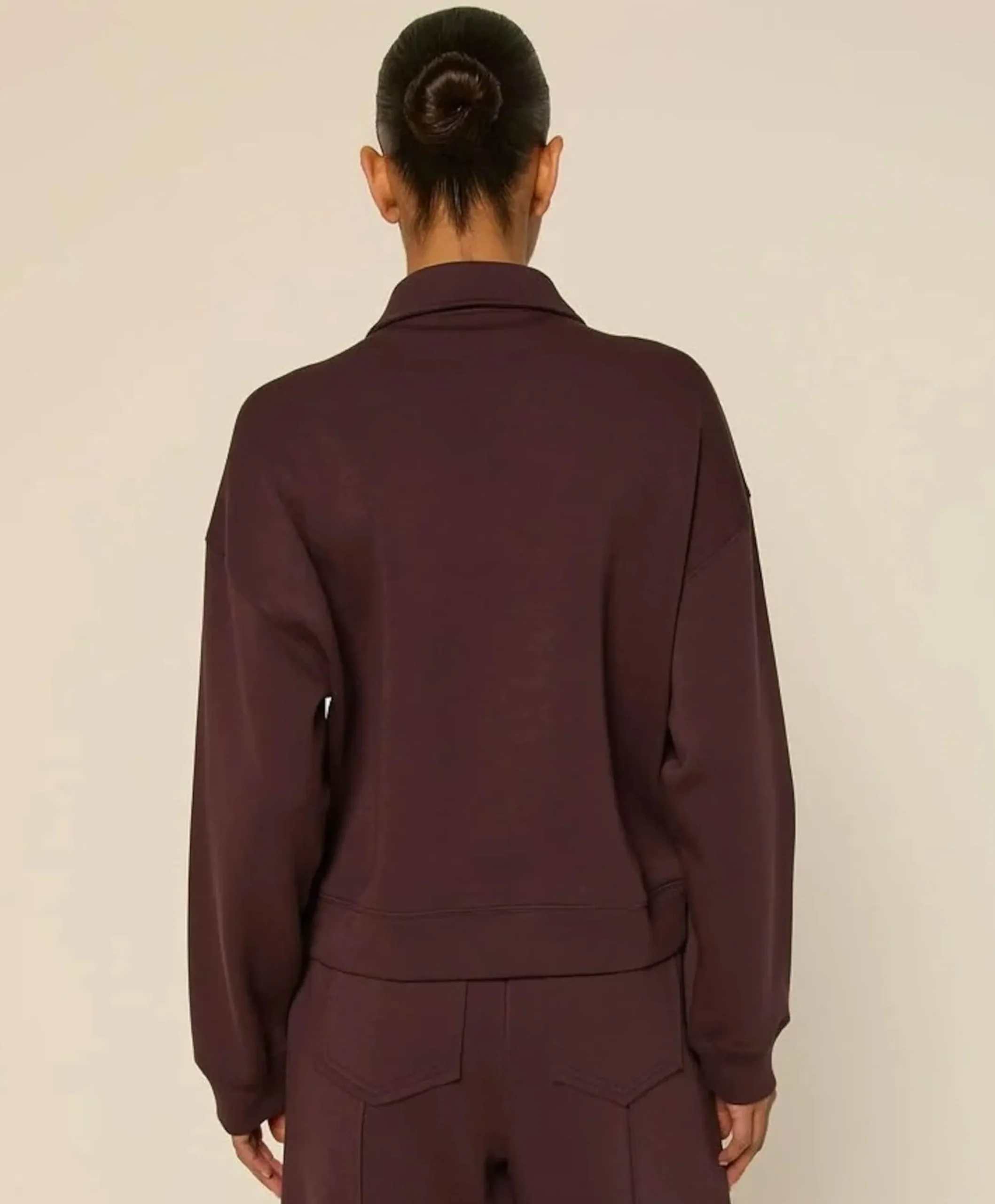 Dames jas bordeaux