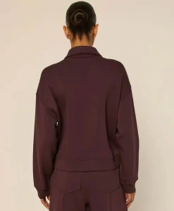 Dames jas bordeaux