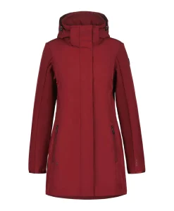 Dames jas bordeaux