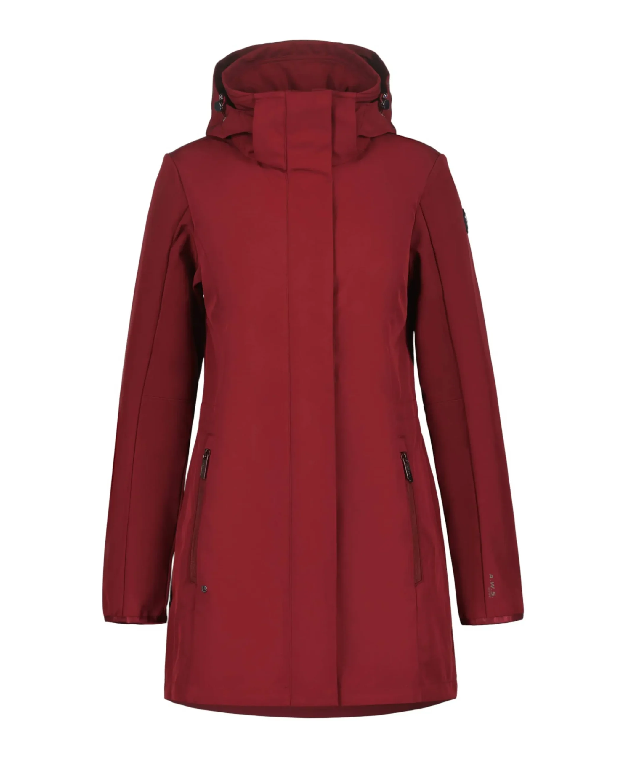 Dames jas bordeaux