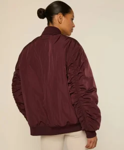 Dames jas bordeaux