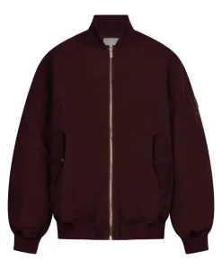 Dames jas bordeaux