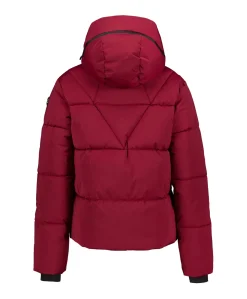 Dames jas bordeaux