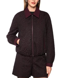 Dames jas bordeaux