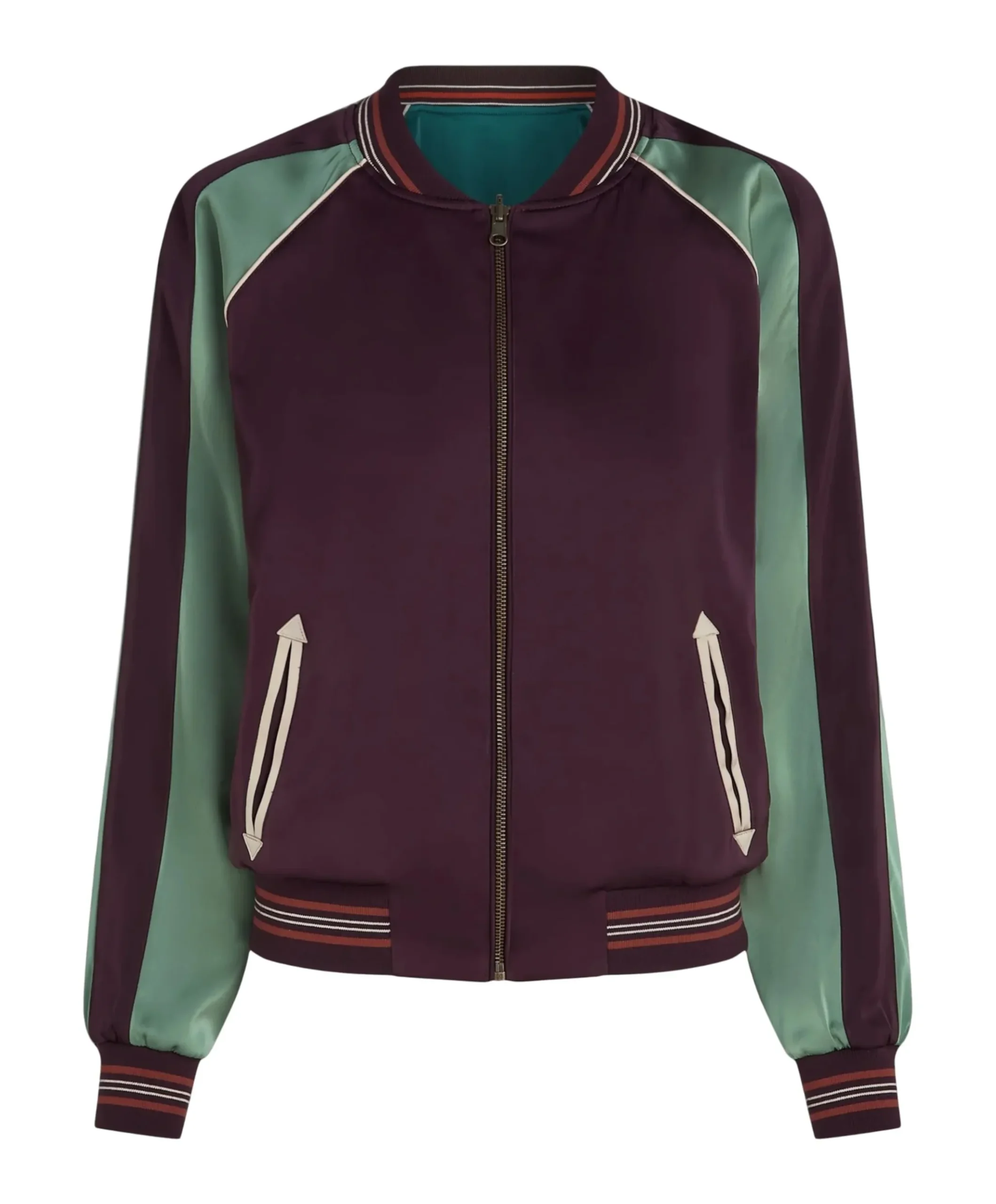 Dames jas bordeaux
