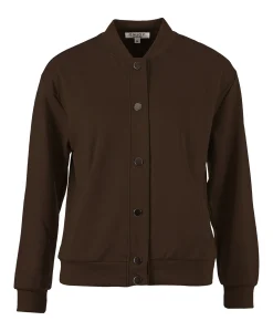 Dames jas bruin