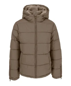 Dames jas bruin