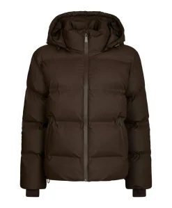 Dames jas bruin