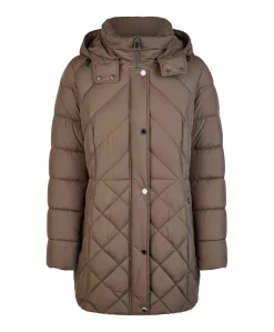 Dames jas bruin