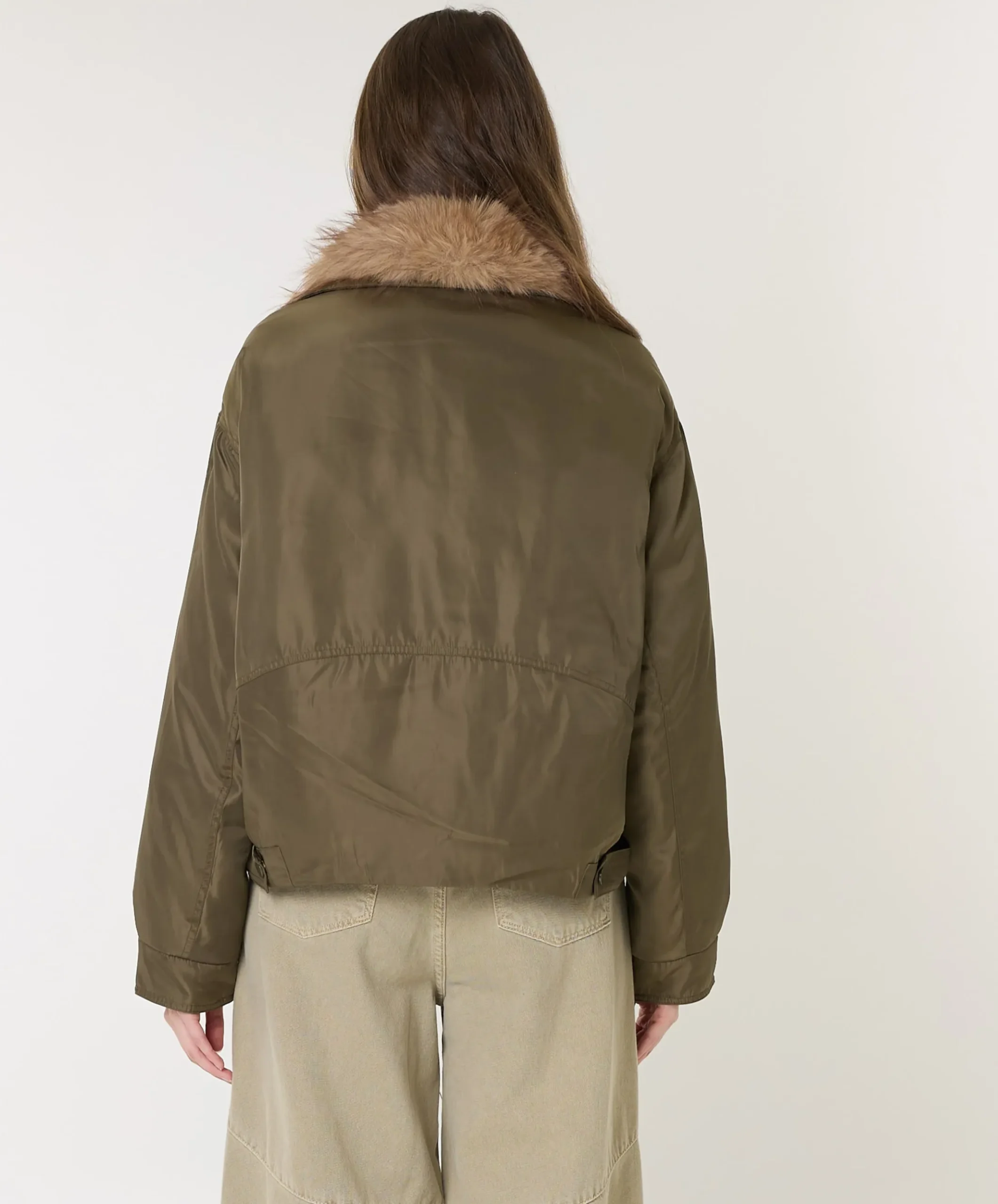 Dames jas groen