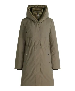 Dames jas groen