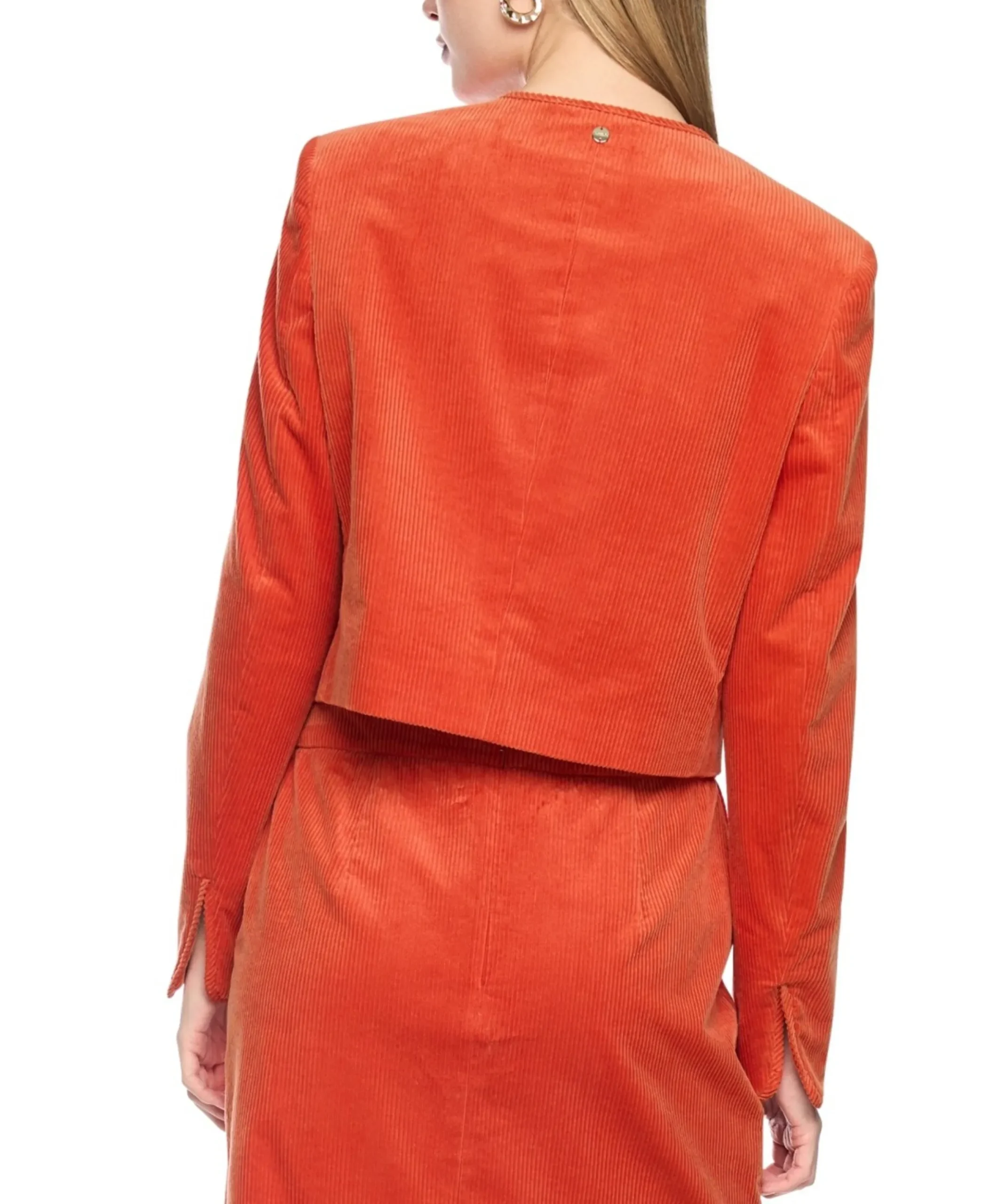 Dames jas oranje