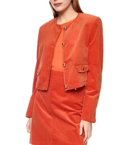 Dames jas oranje