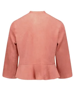 Dames jas roze