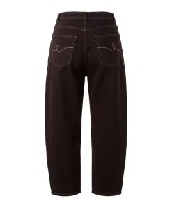 dames jeans bruin