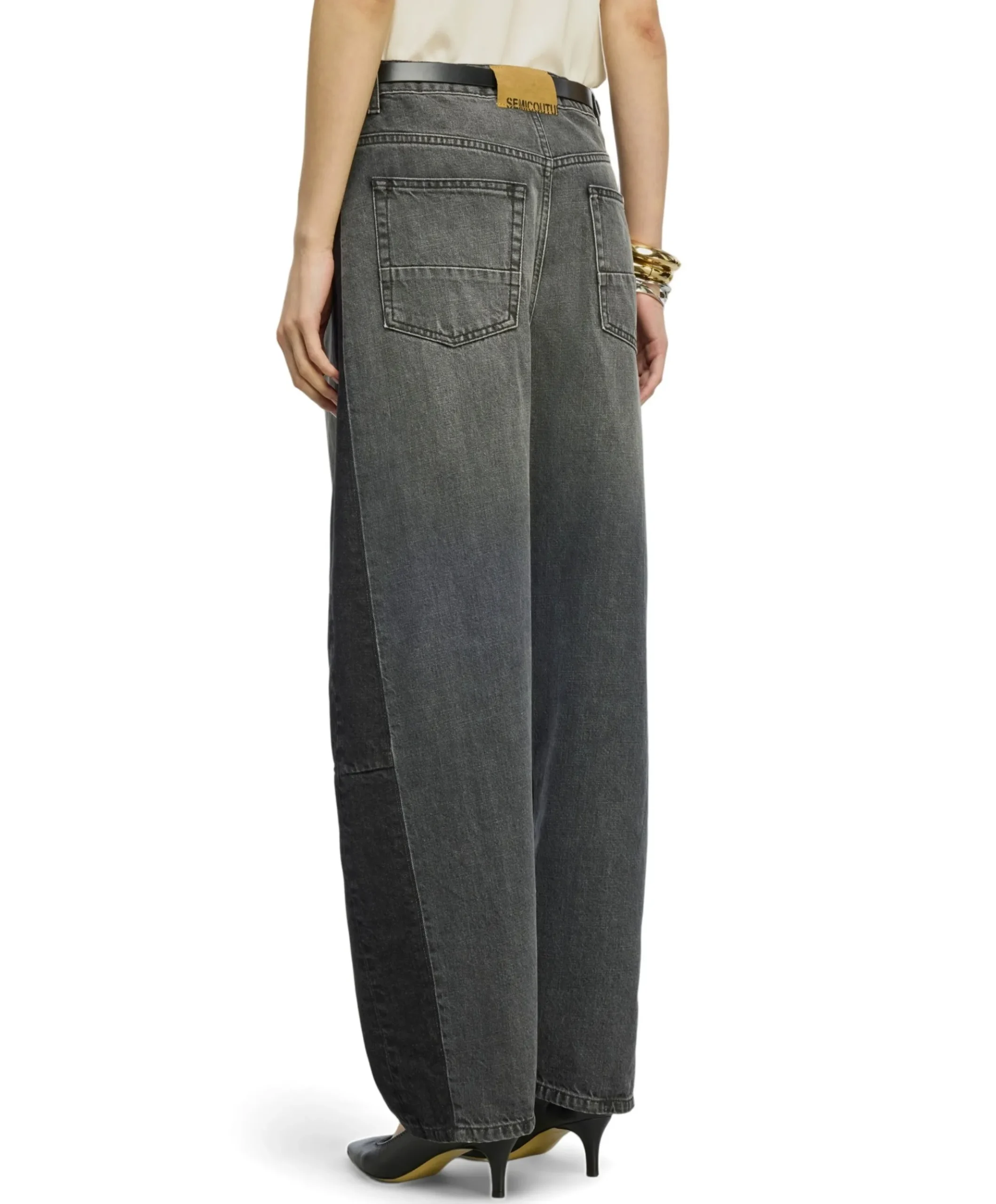 dames jeans grijs