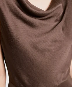 dames jumpsuit bruin