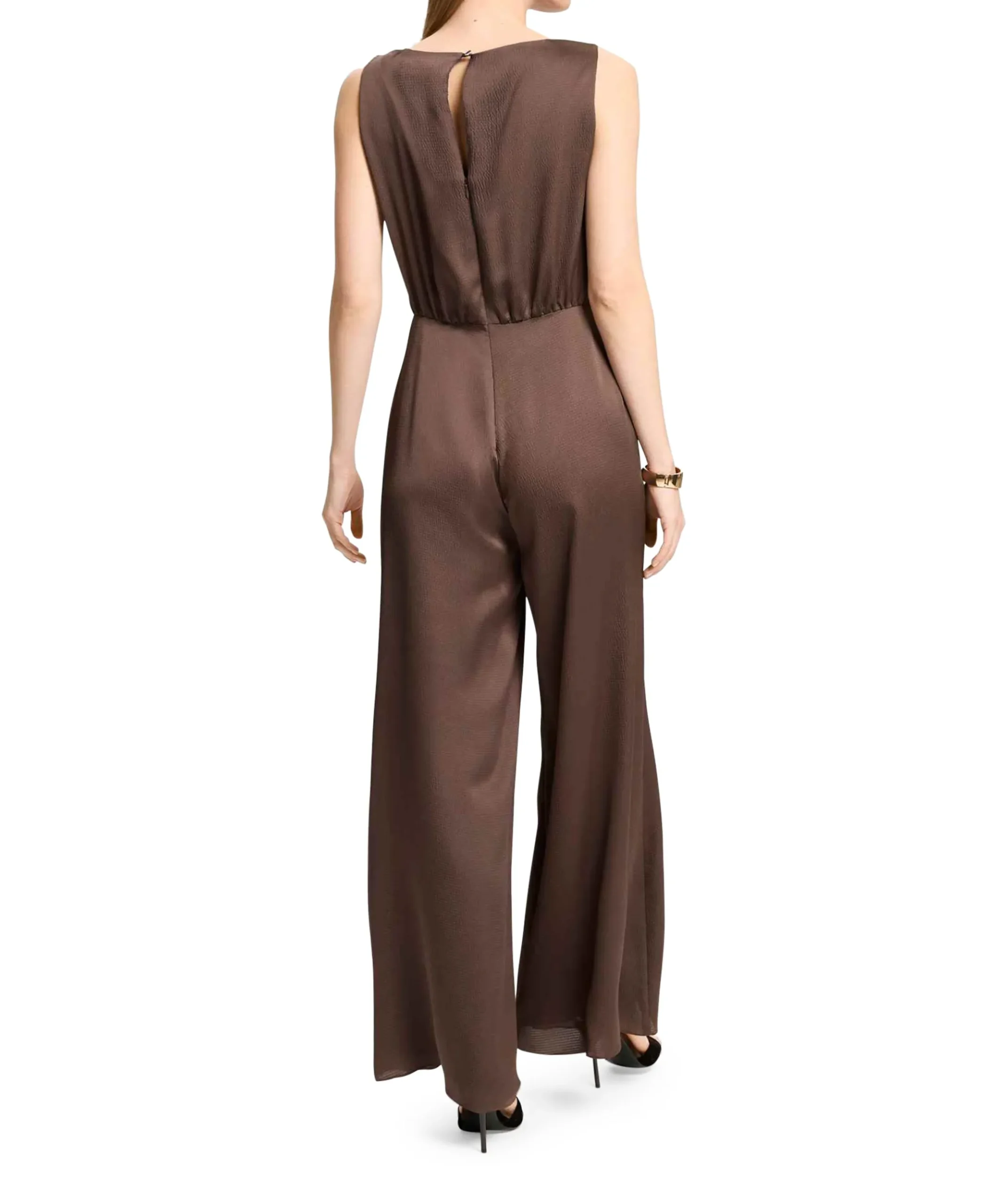dames jumpsuit bruin