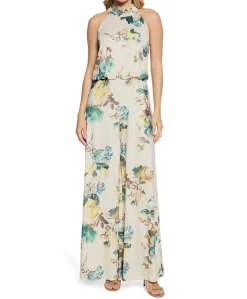 dames jumpsuit ecru