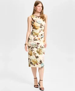 Dames jurk beige