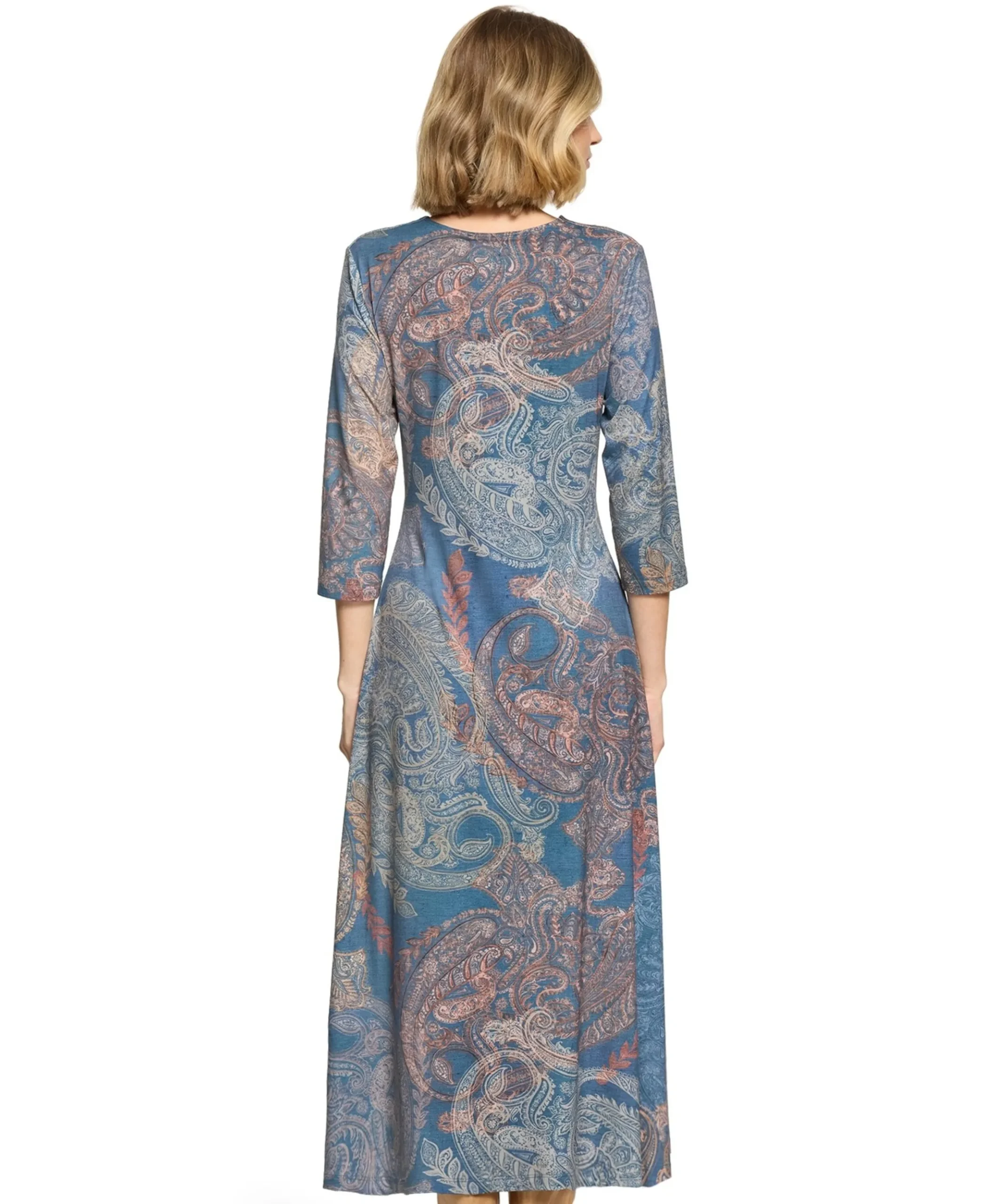 Dames jurk blauw