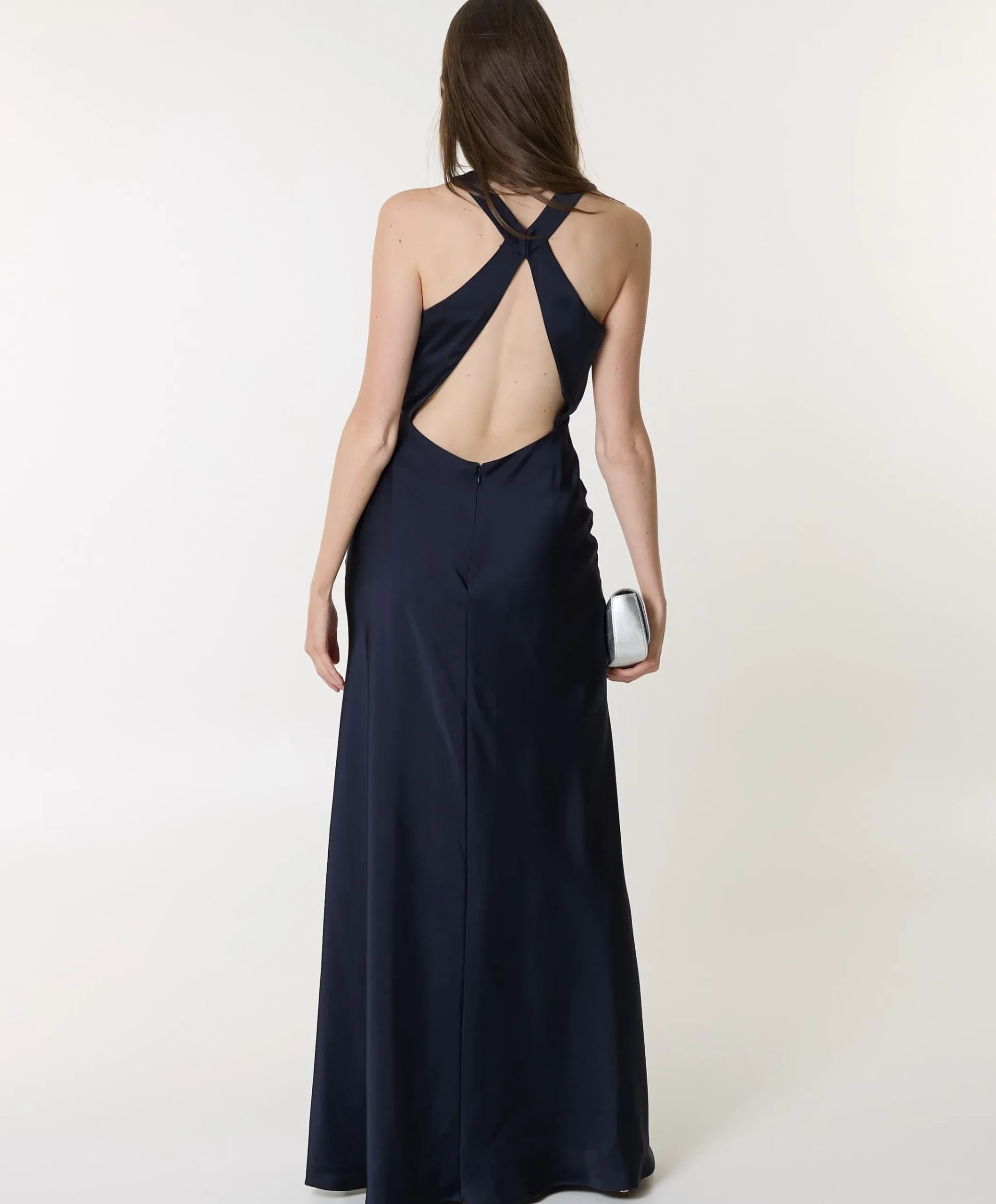 Dames jurk blauw