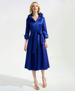 Dames jurk blauw