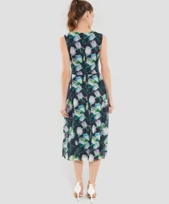 Dames jurk blauw