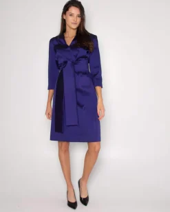 Dames jurk blauw