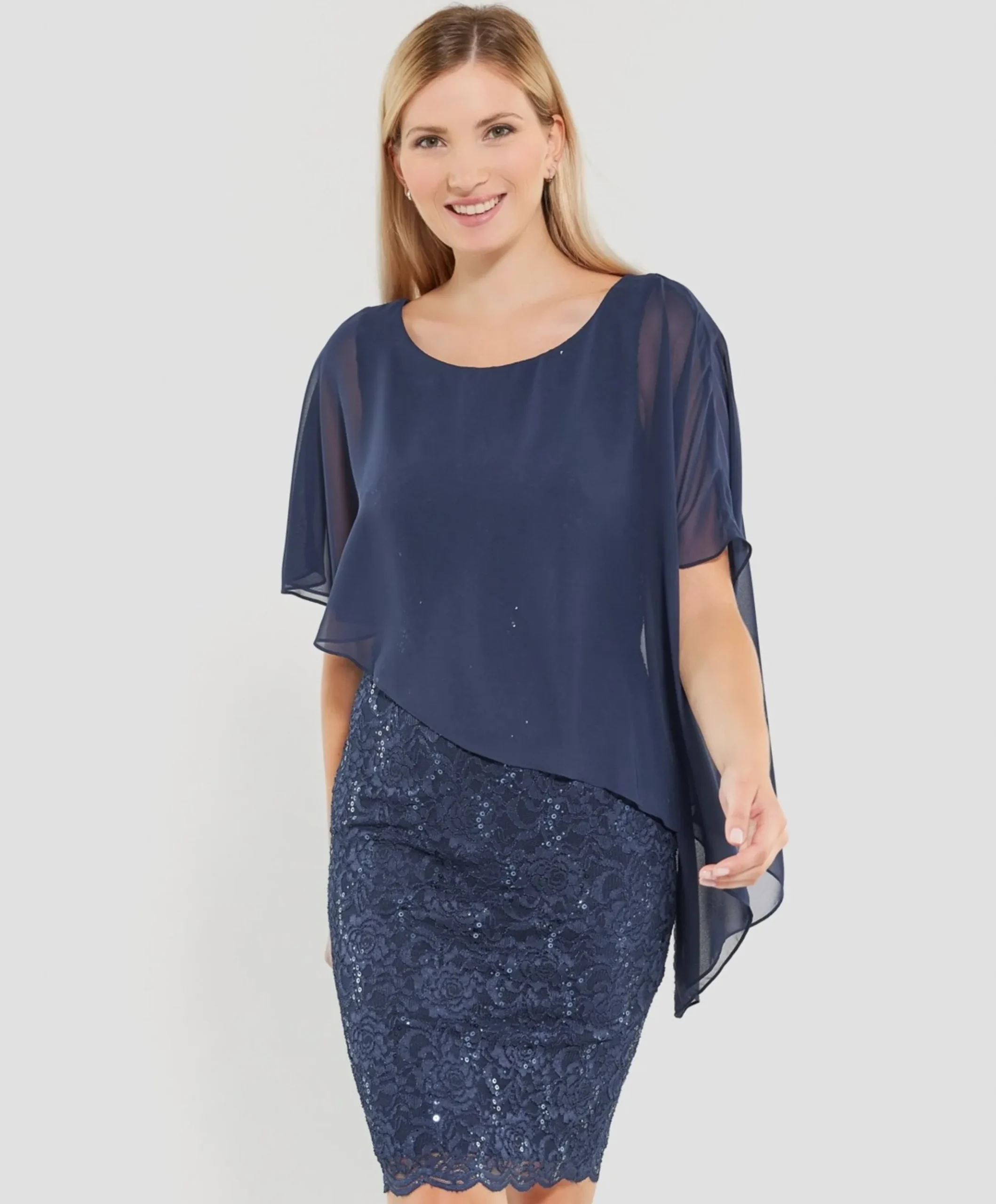 Dames jurk blauw