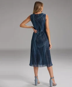 Dames jurk blauw