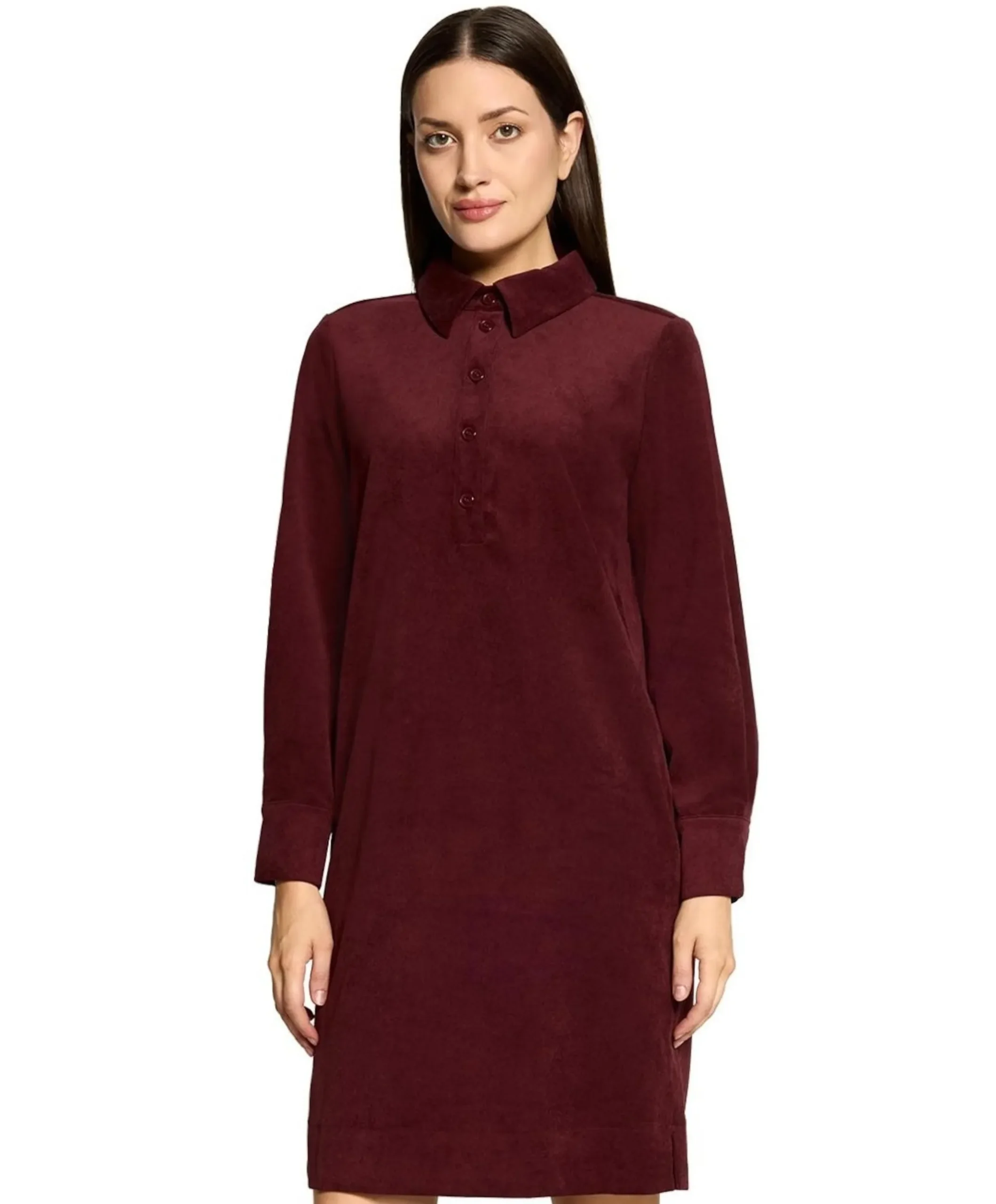 Dames jurk bordeaux