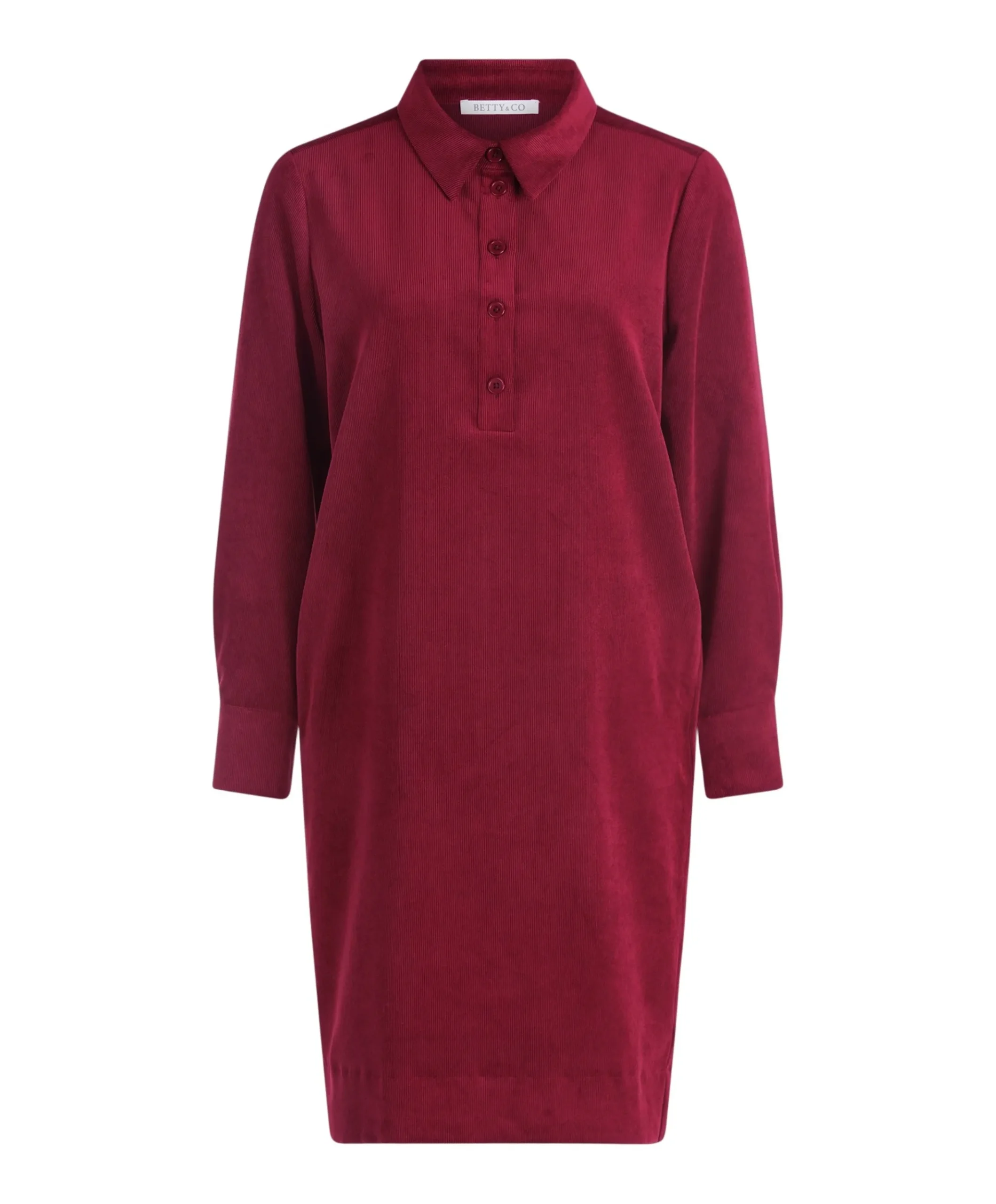 Dames jurk bordeaux