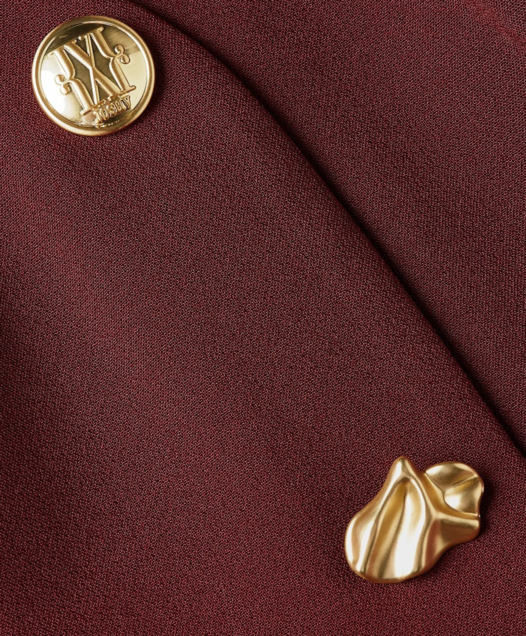 Dames jurk bordeaux
