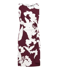 Dames jurk bordeaux