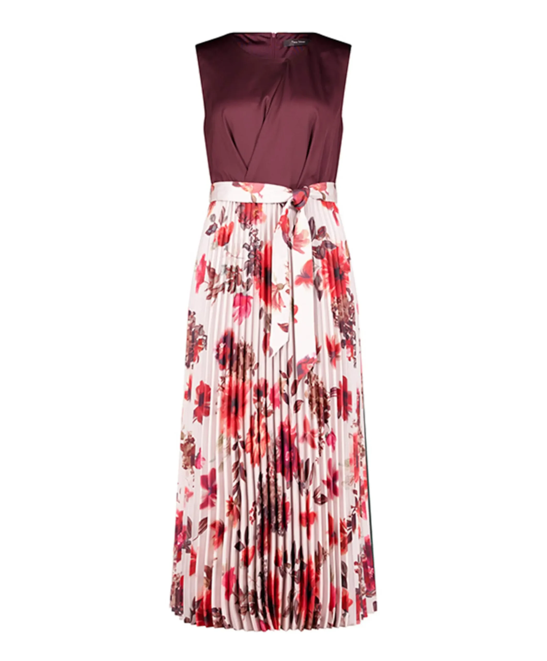 Dames jurk bordeaux