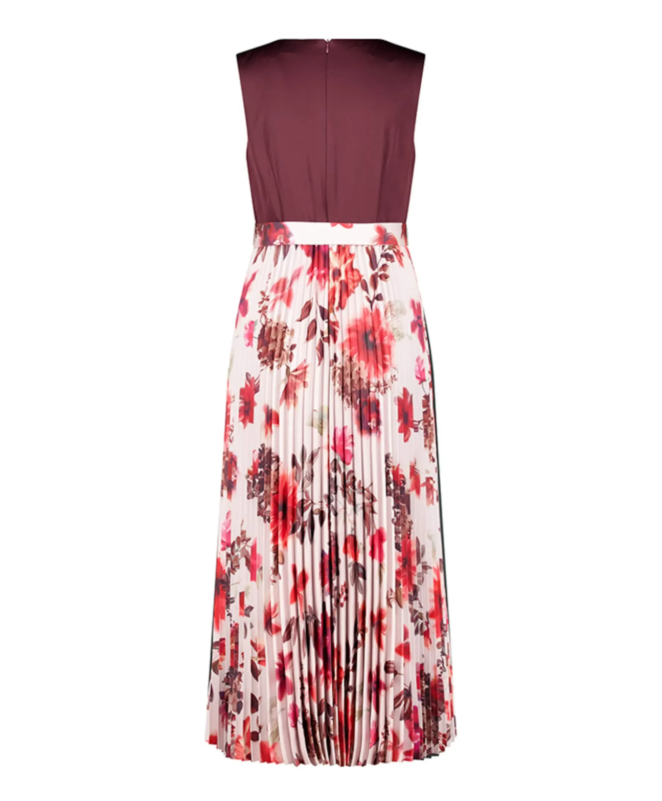 Dames jurk bordeaux
