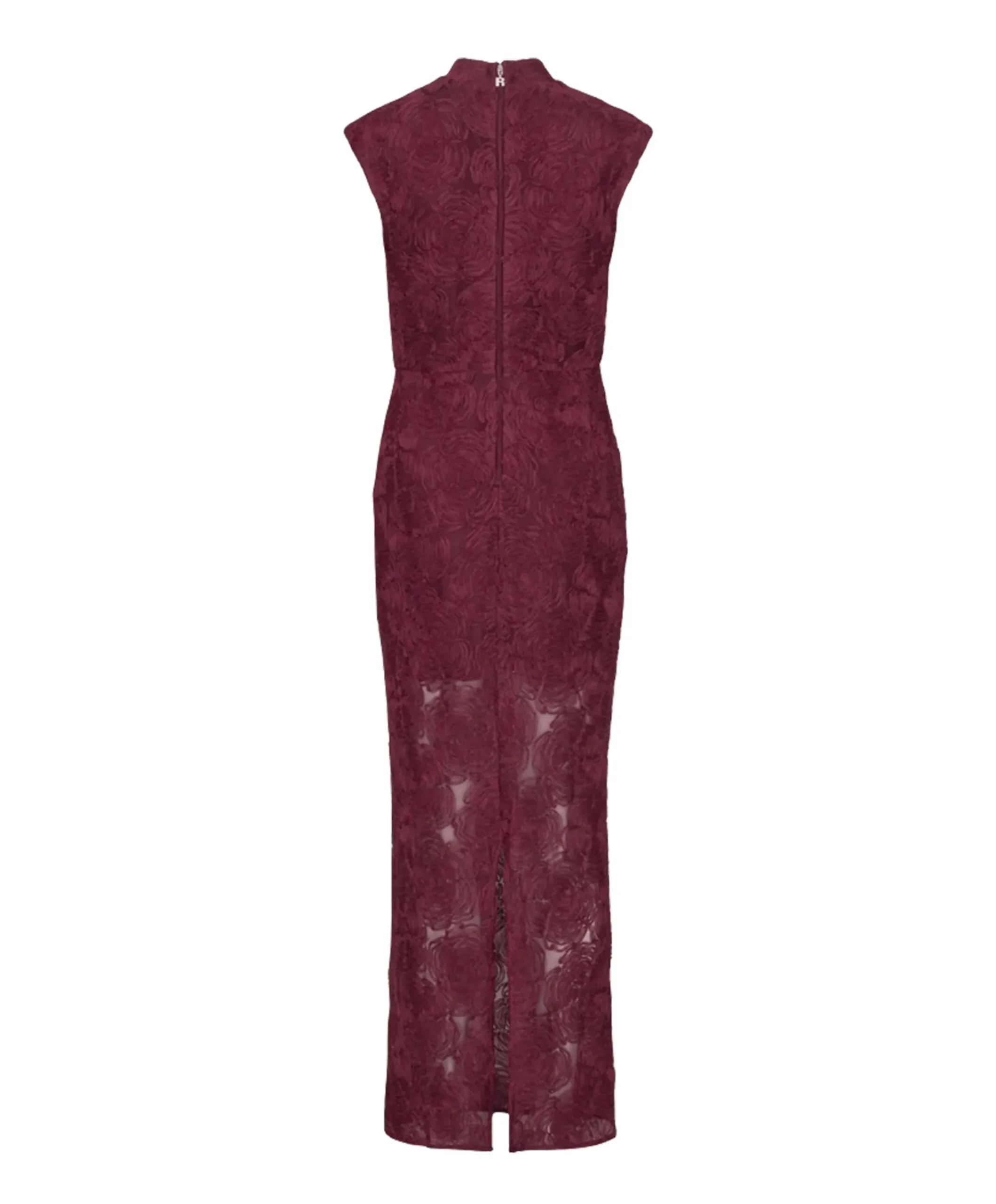 Dames jurk bordeaux