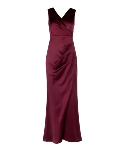 Dames jurk bordeaux