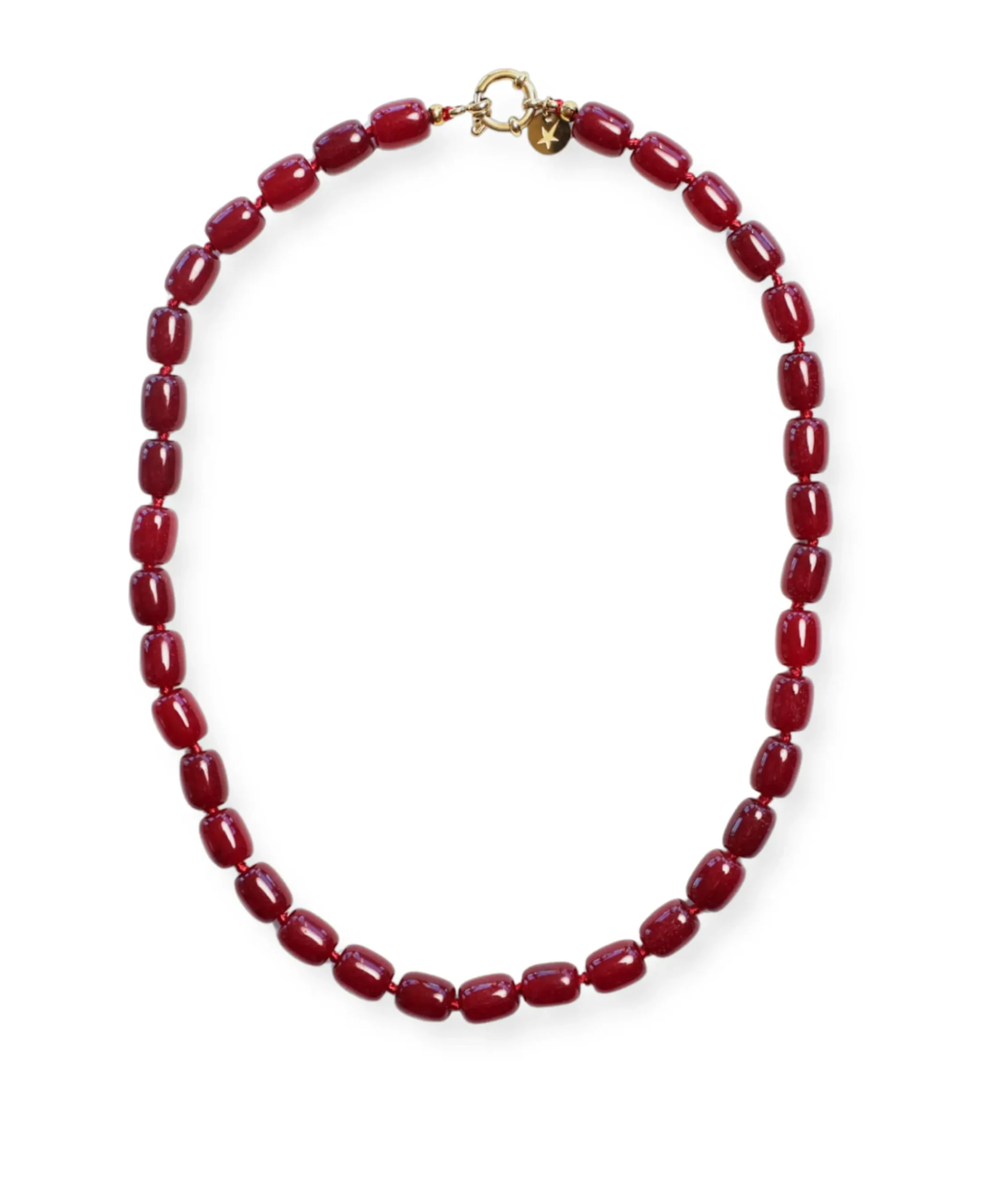 Dames ketting bordeaux