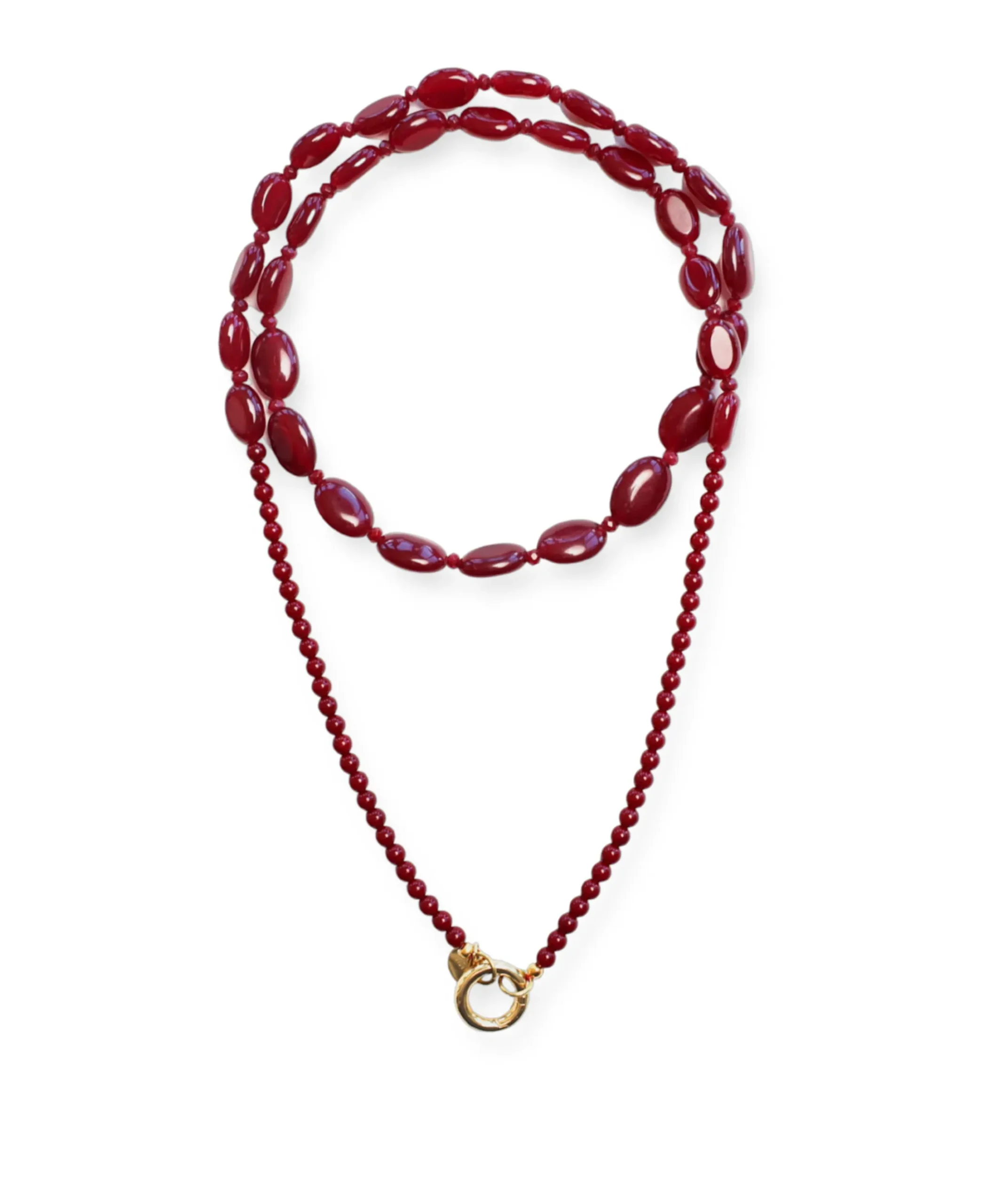 Dames ketting bordeaux