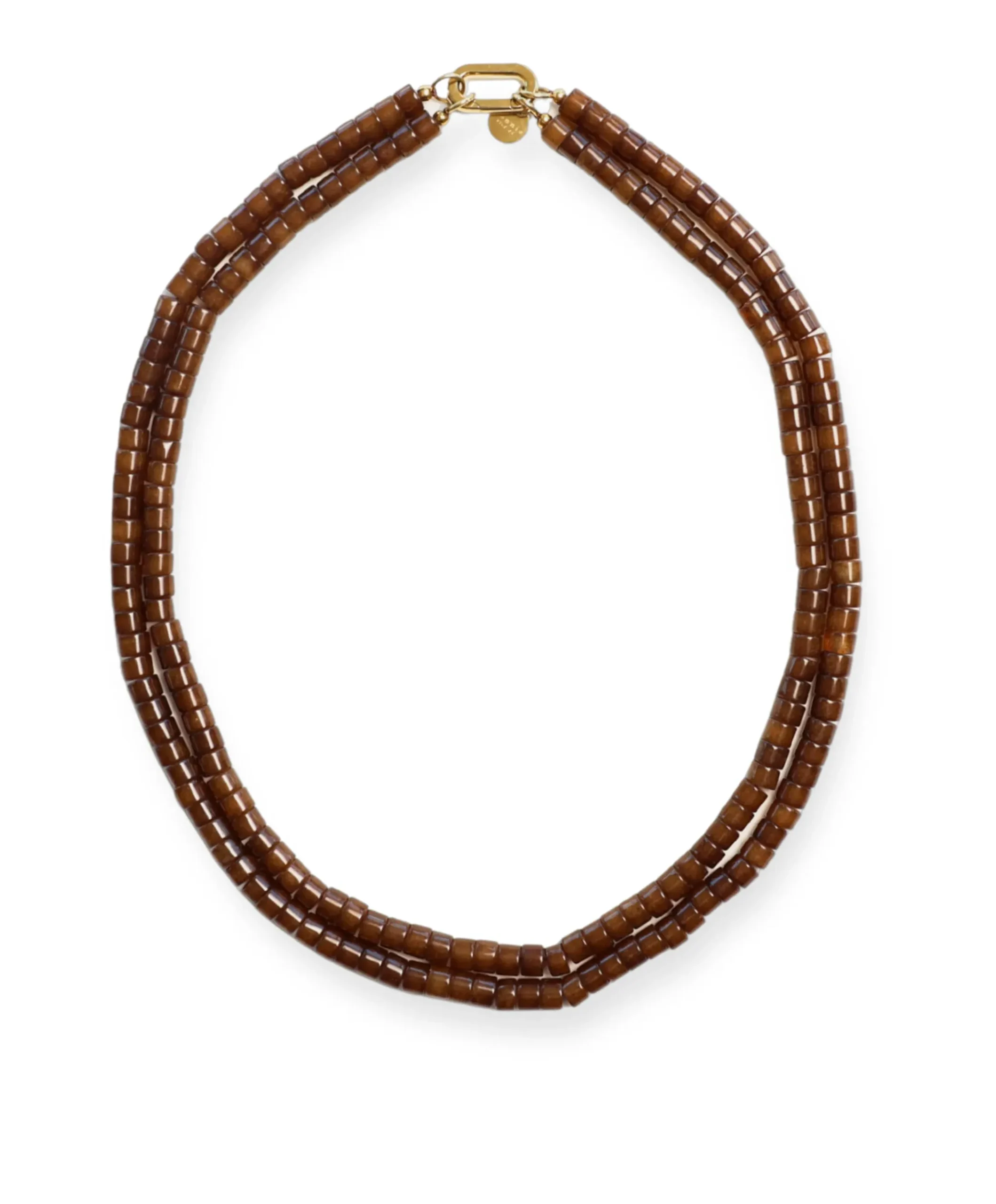 Dames ketting bruin