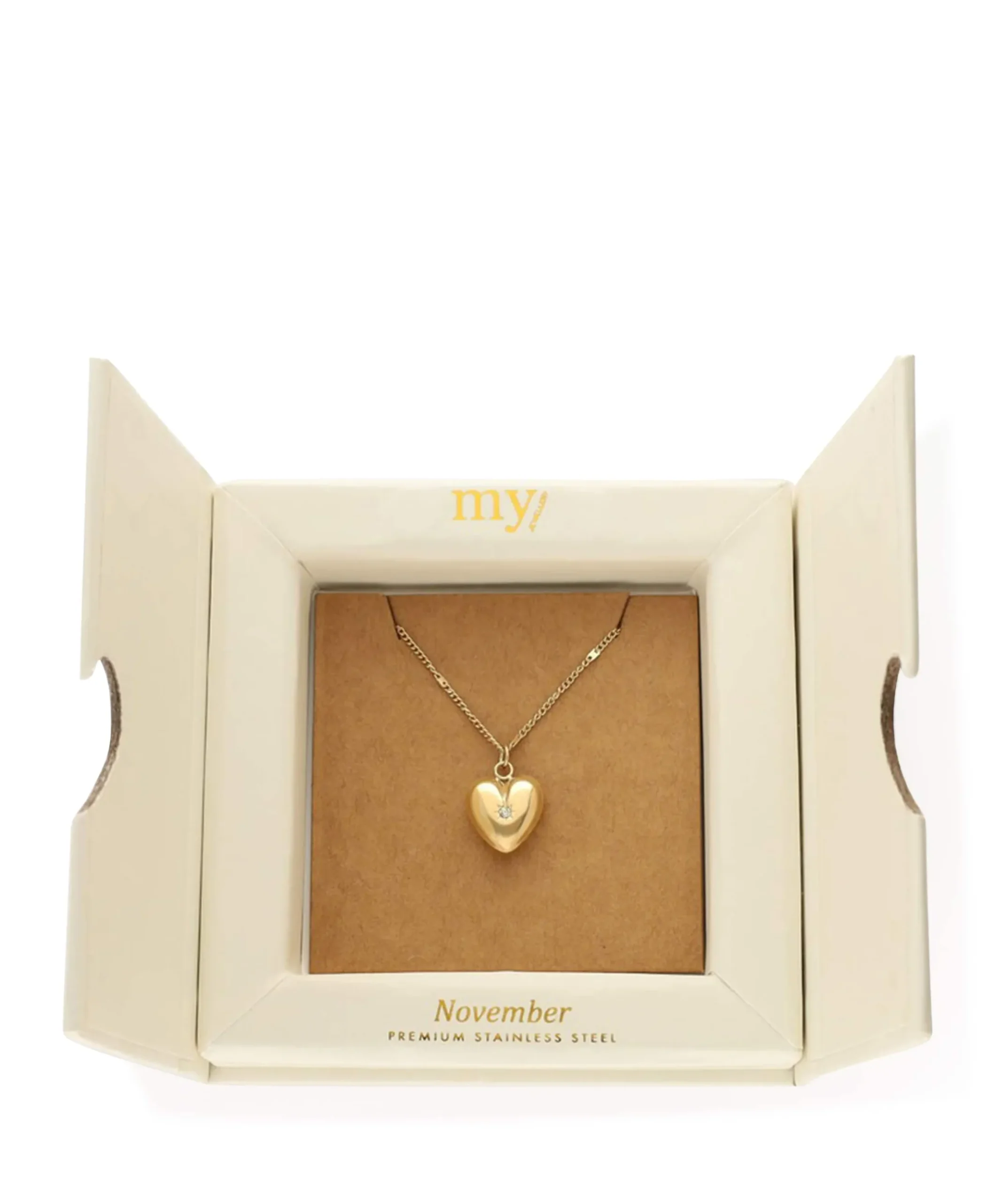 Dames ketting november goud
