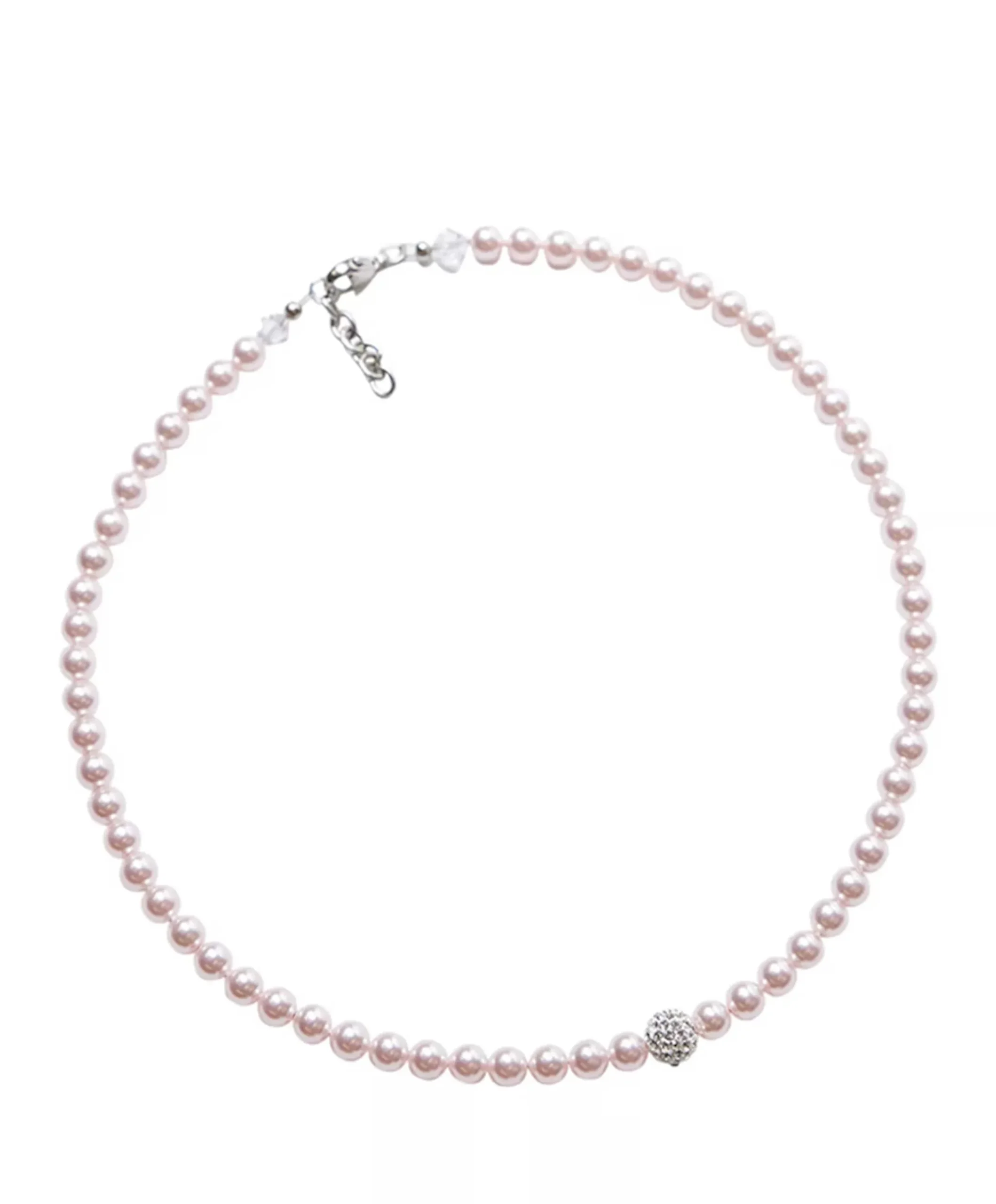 Dames ketting roze