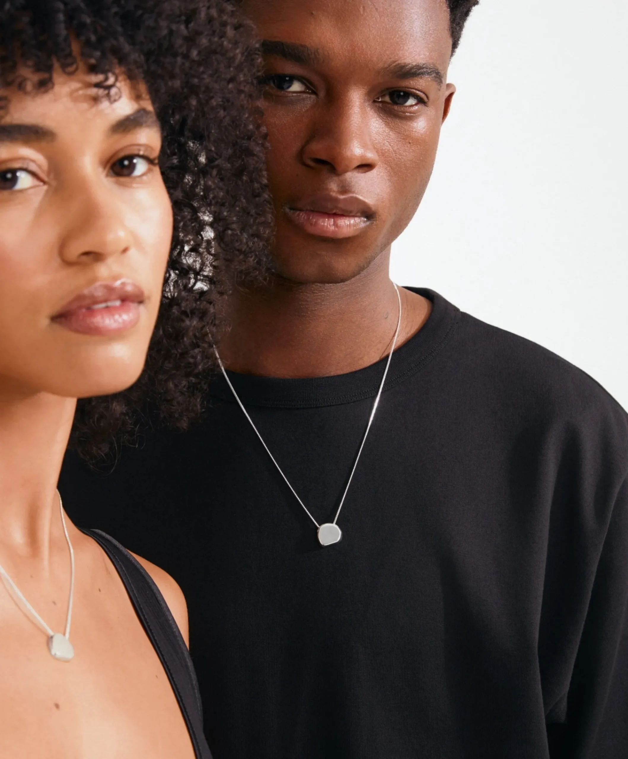 Dames ketting zilver
