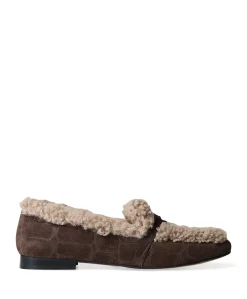 dames loafers bruin