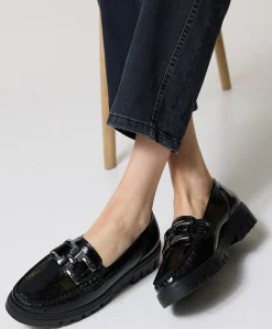 Dames loafers Serena zwart