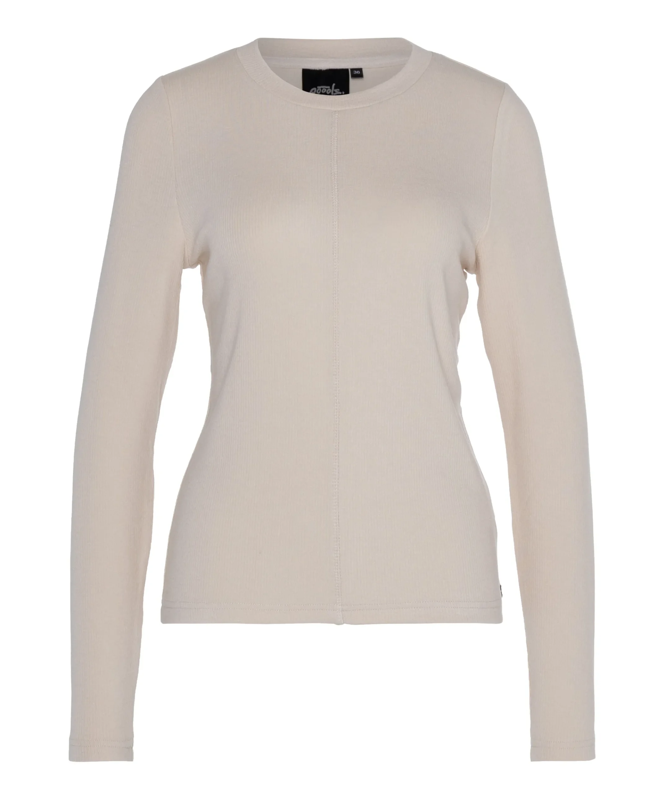 Dames longsleeve beige